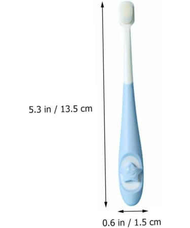 Buy Hapinary Baby Toothbrushes - 2 Pack Infant Cleaning Brush Newborn Gift & Caricature Design for Effective Teeth Cleaning - Buy Online on GoSupps.com