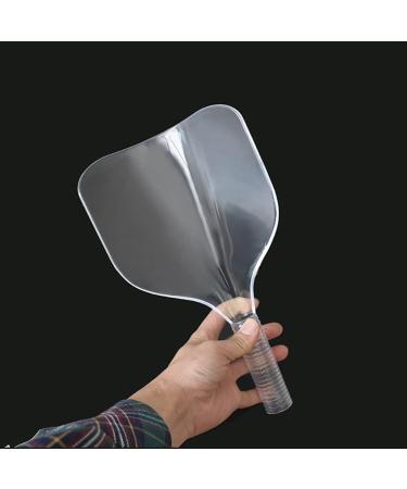 Hair Cutting Face Shield - Plastic Hair Spray & Color Protector for Barber Salon - White - Buy Online on GoSupps.com