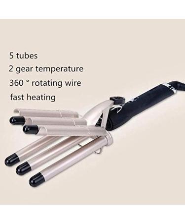 Hair Curling Iron Ceramic Crimpers Wavers Curler Wand Fast Heating Five Barrels Hair Waver Tools - Buy Online on GoSupps.com