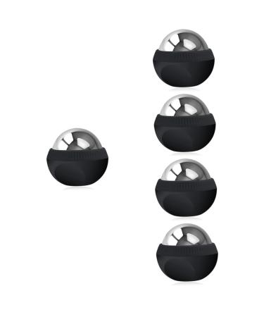 Frcolor 5st massage ball made of stainless steel Massage device for muscle reduction massage roller made of stainless steel massage ball stainless steel balls Foot massager Small massage device Body-Relax massage device