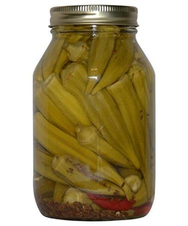 Texas Hill Country Pickled Hot Dill Okra 32 oz - Buy Online on GoSupps.com