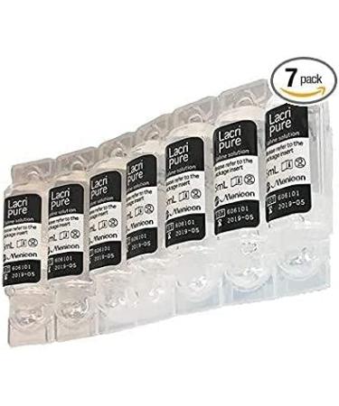 Menicon LacriPure Rinsing & Insertion Saline - 7 Vials | Gentle Eye Care Solution - Buy Online on GoSupps.com