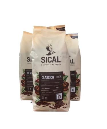 Delicious Portuguese Roasted Coffee Beans - Sical 5 Stars (3x1Kg)