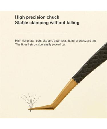 LUKEO Professional Stainless Steel Eyelash Volume Tweezers - 6pcs Set for Curved Strip Lash Extensions and Eyebrow Tweezing - Buy Online on GoSupps.com