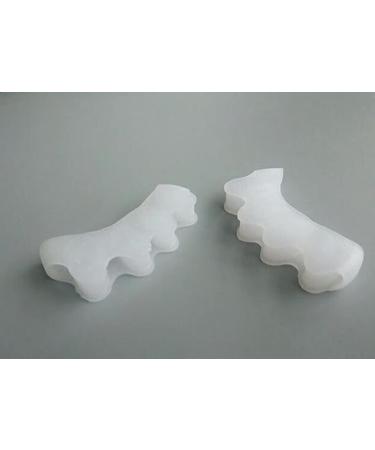 Zittop Toe Separators - Bunion Corrector & Toe Spacers Set for Pain Relief - Toe Stretcher for Hammer Toe - 4 Pieces, White - Men & Women - Buy Online on GoSupps.com