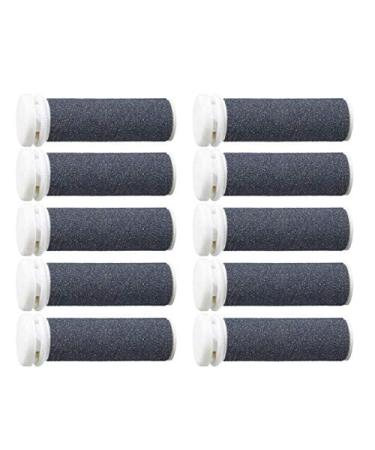 XBSXP Pedicure 10 Pieces Electric Foot Grinder Pedicure Head Replacement (Color : Black) Black