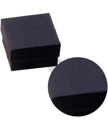 96pcs Black Jewelry Box Jewelry Boxes Wedding Jewelry Bracelet Organizer Proposal Kraft Paper 5X5CM Black 96pcs - Buy Online on GoSupps.com