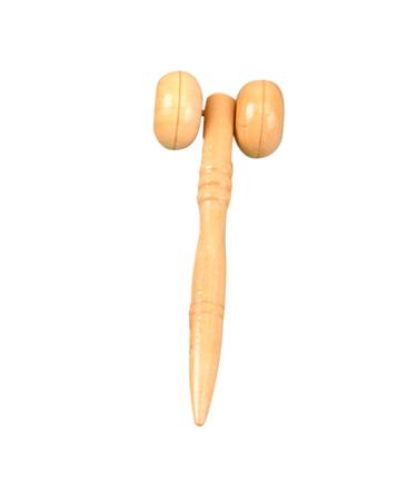 Massage tab made of wood hand massager made of wood muscle roller stick Face lifting tool thin facial roller anti-aging face massager wooden surface manual bamboo