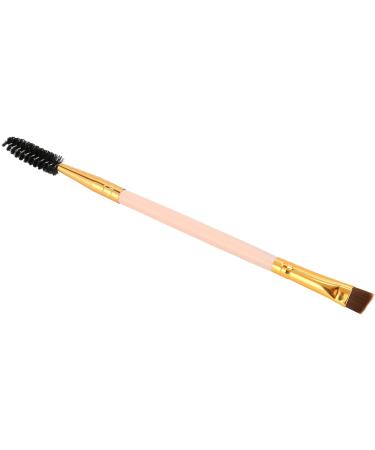 Verdant Touch Eyelash Brush Double Ended Eyebrow Eyelash Brush Angled Brow Makeup Cosmetic BrushPink - Buy Online on GoSupps.com