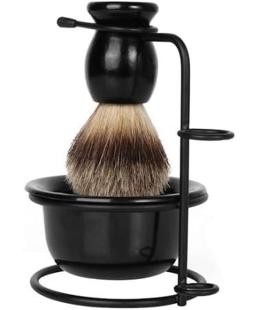 Shop Bggiwy Men's Razor Brushes Set - Foam Shell Hairdressing Salon Facial Bar Cleaning 11x13cm Black - International Shipping Available - Buy Online on GoSupps.com