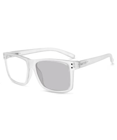 Eyekepper Transition Photochromic Reading Glasses Oversized Large Frame Transparent +1.5 Clear 1.5 x
