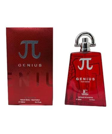 Genius Red For Men Eau de Parfum 3.4 Fl. Oz. Amber Fougere fragrance for men. - Buy Online on GoSupps.com