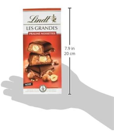Lindt Les Grandes Pralin Noir Noisettes 225 g - Lot de 3 - Buy Online on GoSupps.com