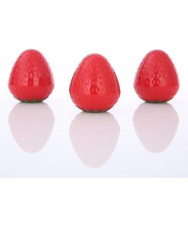  Fictory 24 Pieces Lip Balm Strawberry Shaped Lip Balm for Women Girls Moisturizing Plant Extracts Lip Butter Packed in Makeup Box - Buy Online on GoSupps.com
