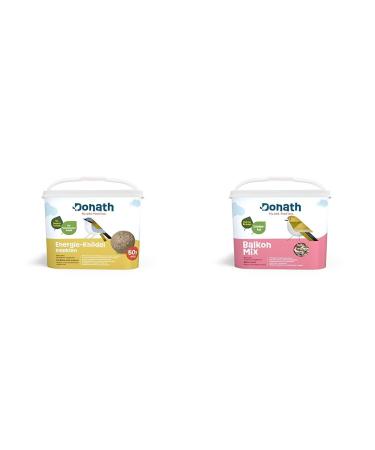DONATH Energy dumplings Insects without a network - Meisen dumplings without a network - 100g per dumplings 50s bucket & donath balcony mix - shell -free mix for a clean balcony 5 kg bucket bundle with shell -free mix 5 kg 100 g (50 pack)