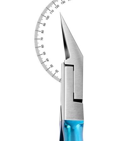 Portable Blue Beveled Tip Nail Clippers With Sharp Cutting Edge For Ingrown Nails/hard Nails/gray Nails Practical tool - Buy Online on GoSupps.com