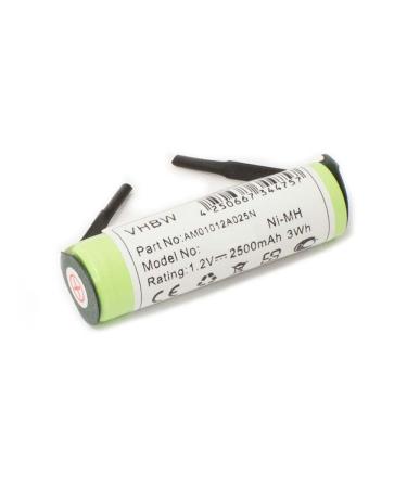 vhbw battery compatible with Braun Oral-B Triumph 4000 Oxyjet PrecisionClean electric toothbrush (2500mAh 1.2V NiMH)