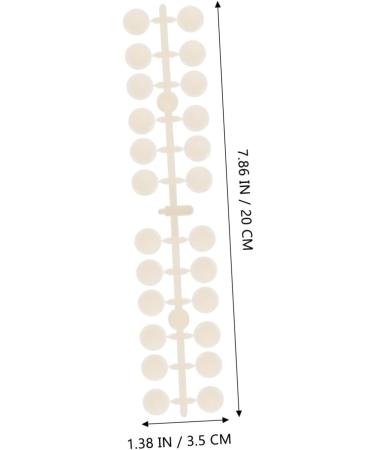 minkissy 12 Sets Nail Display Board Nail Tip Color Plate Rechargeable Razor for Women Sheer Nail Polish Nail Color Display Chart Nail Color Chart Fake White Sample Supplies 3d Plastic - Buy Online on GoSupps.com