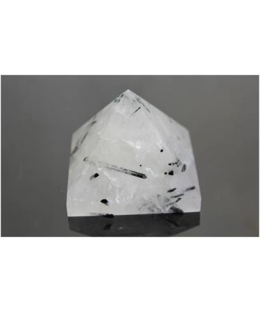 Natural Crystal Rough 1PCS 20 * 20 * 20mm Natural Black Tourmaline Hair Quartz Crystal Pyramid Stones - Buy Online on GoSupps.com