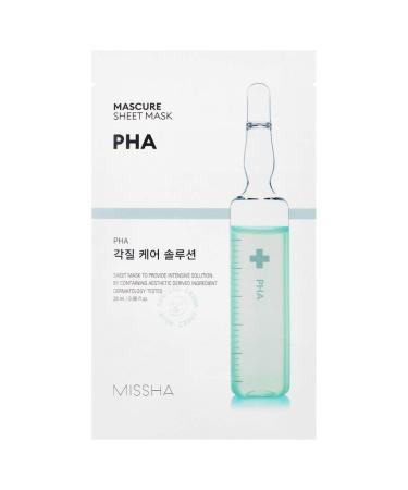 MISSHA Mascure Peeling Solution Sheet Mask - PHA Facial Mask for Moisture & Peeling Care | Korean Cosmetics - Set of 3 pcs - International Shipping Available - Buy Online on GoSupps.com