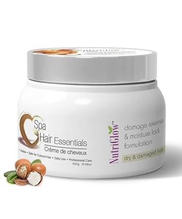Nutri_Glow Hair Spa Cream for Dry & Damaged Hair Damage Reverse & Moisture Lock 10.58 oz