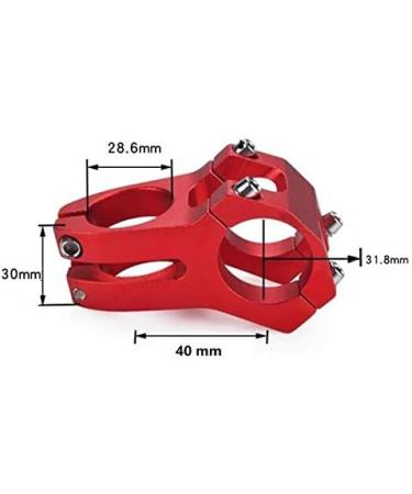 40mm Free-Fly Short Bike Stem Handlebar Riser Extender - Red | For Road, Mountain, BMX Bikes - Buy Online on GoSupps.com