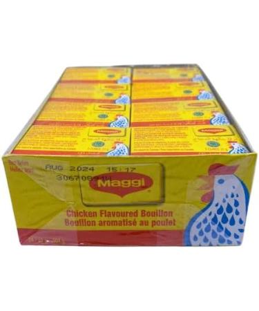 Bouillon Chicken Flavoured Cooking Cubes Bundle. Includes (1) Package of Bouillon Chicken Flavoured Cooking Cubes (504g 24 total cubes) with Water Cooler Trivia Game by BIG MAPLE . Add Flavour to your Meals Dinner Soup Sauces - Buy Online on GoSupps.com