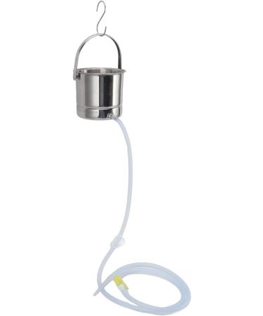 Buy Klanstier Set | 1.6L Stainless Steel Coffee Inlet Bucket for Detox | Home Enema Kit with Nozzle Tips & Storage Bag - Buy Online on GoSupps.com