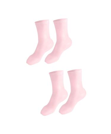 minkissy 2 Pairs Moisturizing Socks Beach Socks Moisturizing Foot Cover Foot for Dry Cracked Feet Spa Day Cuticles Socks Gloves Womens Glives Dry Feet Socks Dry Skin Sebs Damping Girl