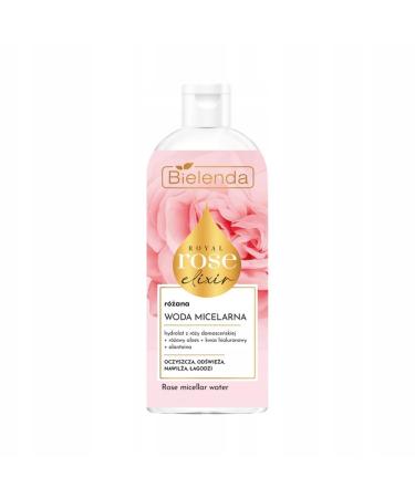 Bielenda Royal Rose Elixir Eau purifiante rose micellaire 400 ml