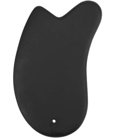 Windfulogo 2 Pcs Guasha Massage Board Natural Bian Stone Scraping Tool for SPA & Acupuncture Therapy - Black - Buy Online on GoSupps.com