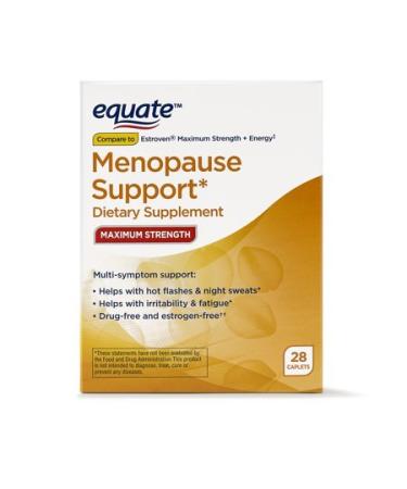 Equate Maximum Strength Menopause Support 28 Caplets