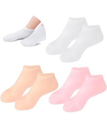 dijiusidy 3 Pairs Gel Moisturizing Socks Multifunctional Foot Pedicure Socks Repair Cracked Heel Protector Foot Care Tool L - Buy Online on GoSupps.com