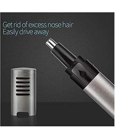 USB Rechargeable Nose & Ear Hair Trimmer | Waterproof Facial Hair Clipper for Men & Women | Dual Edge Blades for Easy Cleaning - Buy Online on GoSupps.com