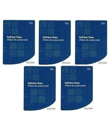 Accu-Chek Self-Test Diary (Pack of 5 Accu Chek Log Book's)