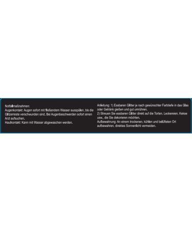 Edible Glitter Set - 3 Colors of Tasteless Glitter Powder for Drinks Desserts & Cocktails | 4G Food Coloring Powder - Buy Online on GoSupps.com