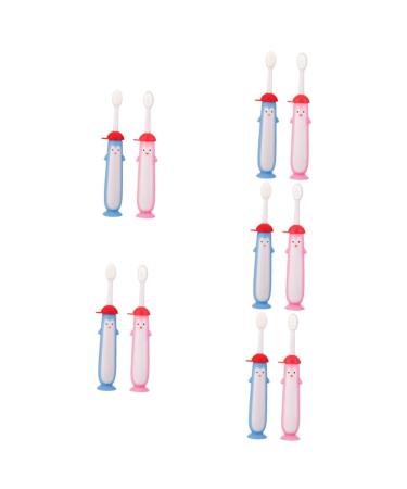 Minkissy 10 STK toothbrush -training brush massage mouth cleaning brush bite toys for babies child needs pp caricature accessories travel