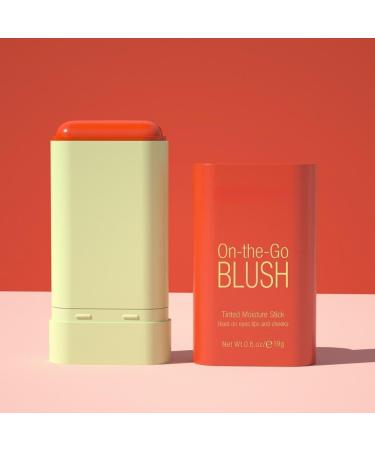 PICKX On-the-Go Makeup Blush Stick Tinted Moisture Stick Shadow Lips Cheek Blusher Creamy Makeup Long Lasting Natural Nude Makeup for All Skin (orange) - Buy Online on GoSupps.com