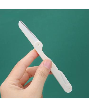 Anoudon 2pcs Double Head Folding Eyebrow Knife - Stainless Steel Scraper for Beginners | International Shipping - Buy Online on GoSupps.com