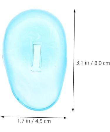 HAPINARY 8 Pairs Hair Dye Ear Cups Ear Covers Ear Muffs for Hair Dye Hair Color Ear Covers Earmuffs for Hair Dye Ear Protector Ear Protection Silica Gel Sky Blue - Buy Online on GoSupps.com
