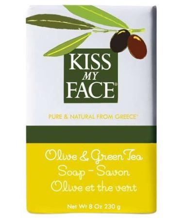 Kiss My Face Olive Oil Soap Olive & Green Tea 8 oz (230 g)