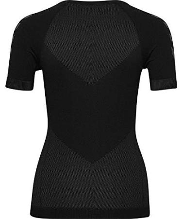 hummel Women's First Multisport T-Shirt - Breathable Lightweight Quick-Drying Seamless - Size ML - Black - International Shipping Available - Buy Online on GoSupps.com