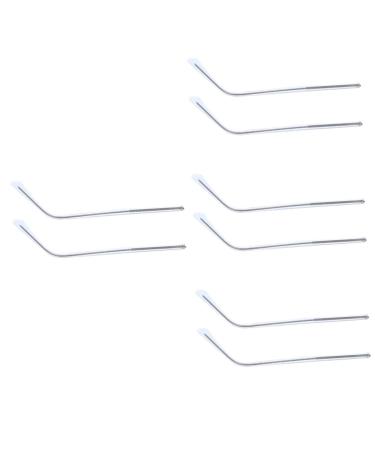 KJHBV 4 pairs of glasses accessories glasses set repair set The glasses keep slipping from the nose to replace glasses brick bracket framework -low temple crystal men and women plate 13.8x0.36cmx4pcs bluex4st