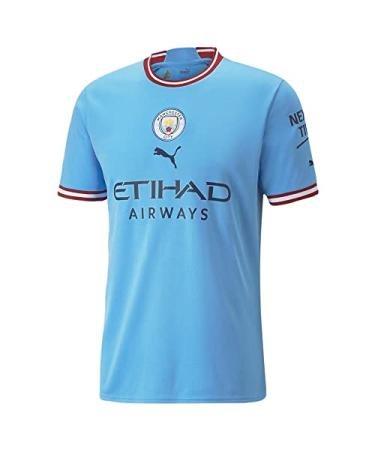 PUMA Men's Soccer Manchester City 22/23 Home Jersey Medium
