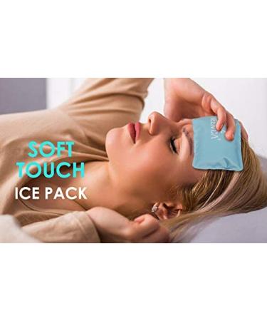NEENCA Reusable Ice Pack (3 Packs, 4x9 Inches) - Hot & Cold Therapy for Swelling, Bruises, Injuries - Flexible Gel Packs for Instant Relief - Buy Online on GoSupps.com