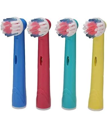 Oral-B Kids Brush Heads - 4 Pack | Compatible with Vitality, Genius, Smart Series, Pro Triumph & Advance Power Toothbrushes - Buy Online on GoSupps.com