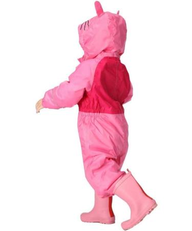 Regatta Kids Mudplay III Waterproof Insulated Animal All-in-one Suit - 18-24 Months - PrtPk/PkFRab - Buy Online on GoSupps.com