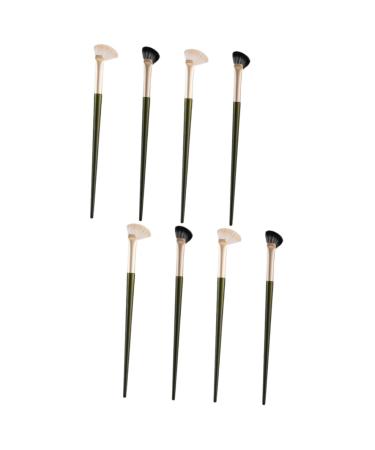 Didiseaon 8 Pcs Nose Shadow Brush Foundation Brush for Liquid Makeup Nose Makeup Brush Artificial Fiber 17.4x1cmx2pcs Assorted Colorx2pcs