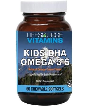 LifeSource Vitamins Kids DHA Omega 3's - 60 Great Tasting Chews - - Buy Online on GoSupps.com