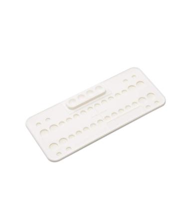 Easyinsmile Dental Orthodontic Bracket Trays Holder - 25 Pcs Disposable Ortho Supply (White) - Buy Online on GoSupps.com